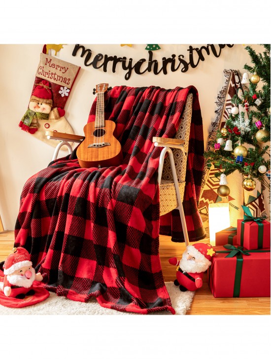 Double Sided Holiday Flannel Blanket